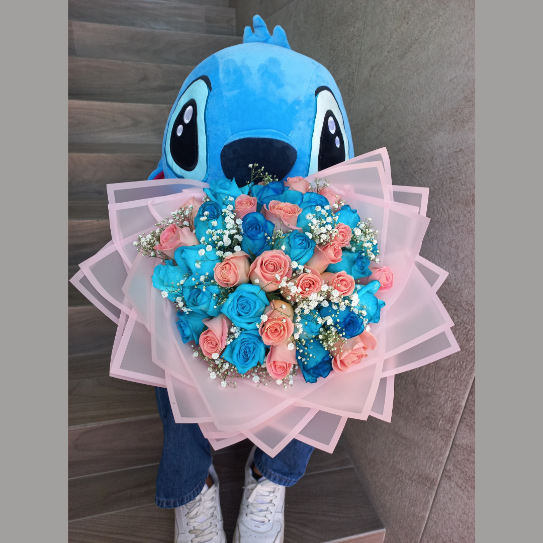 Ramo con peluche stitch