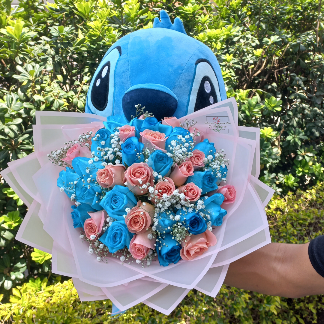 Ramo con peluche stitch