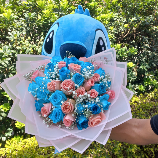 Ramo con peluche stitch